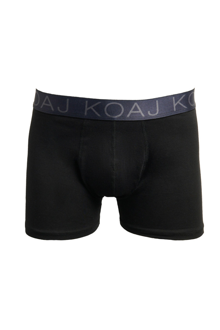Bóxer brief-medio negro con costuras planas