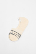 Medias baletas unicolores con estampado animal print