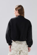 Chaqueta bomber unicolor de Verano Urbano con cuello nerú
