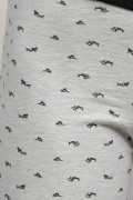 Bóxer brief-medio gris en algodón con peces estampados
