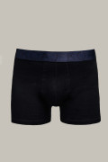 Bóxer brief-medio azul intenso tiro medio en algodón