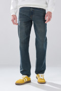 Jean 90´S infaltables bota recta azul oscuro con tiro bajo
