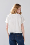 Camiseta de Osos Escandalosos crema con manga ranglan