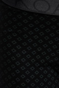 Bóxer brief-medio negro con diseños de rombos

