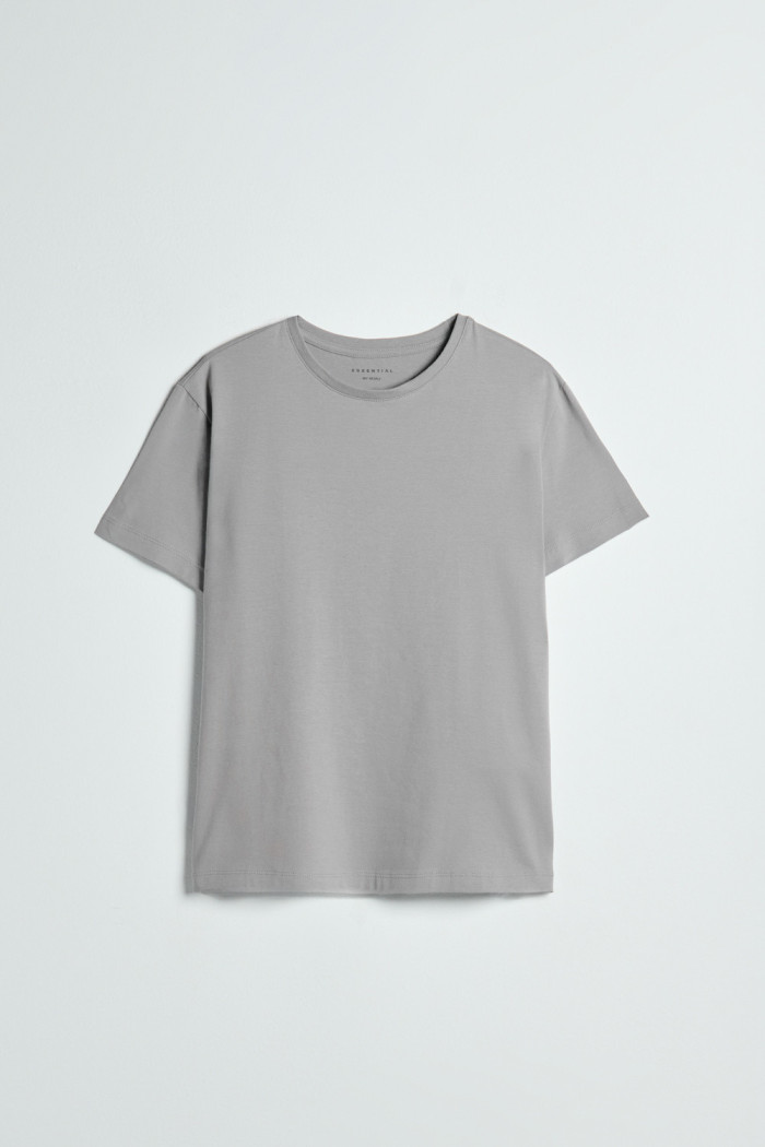 Camiseta infaltables manga corta en algodón unicolor