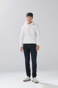 Jean skinny infaltables tiro bajo azul intenso con costuras

