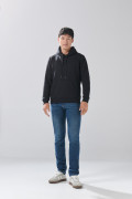 Jean tiro bajo slim infaltables azul oscuro con 5 bolsillos

