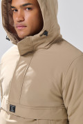 Chaqueta acolchada unicolor de Poetry con capota y bolsillos 
