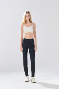 Jean súper skinny infaltables azul intenso con 5 bolsillos
