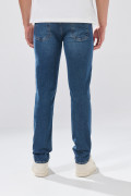 Jean infaltables slim azul oscuro con tiro bajo
