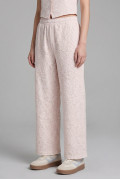 Pantalón bota recta unicolor de Poetry con finas texturas
