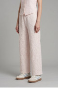 Pantalón bota recta unicolor de Poetry con finas texturas
