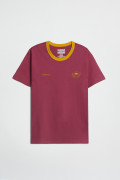 Camiseta rosada college de Fan Edition con cuello redondo