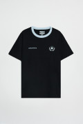 Camiseta college de Fan Edition azul con cuello redondo
