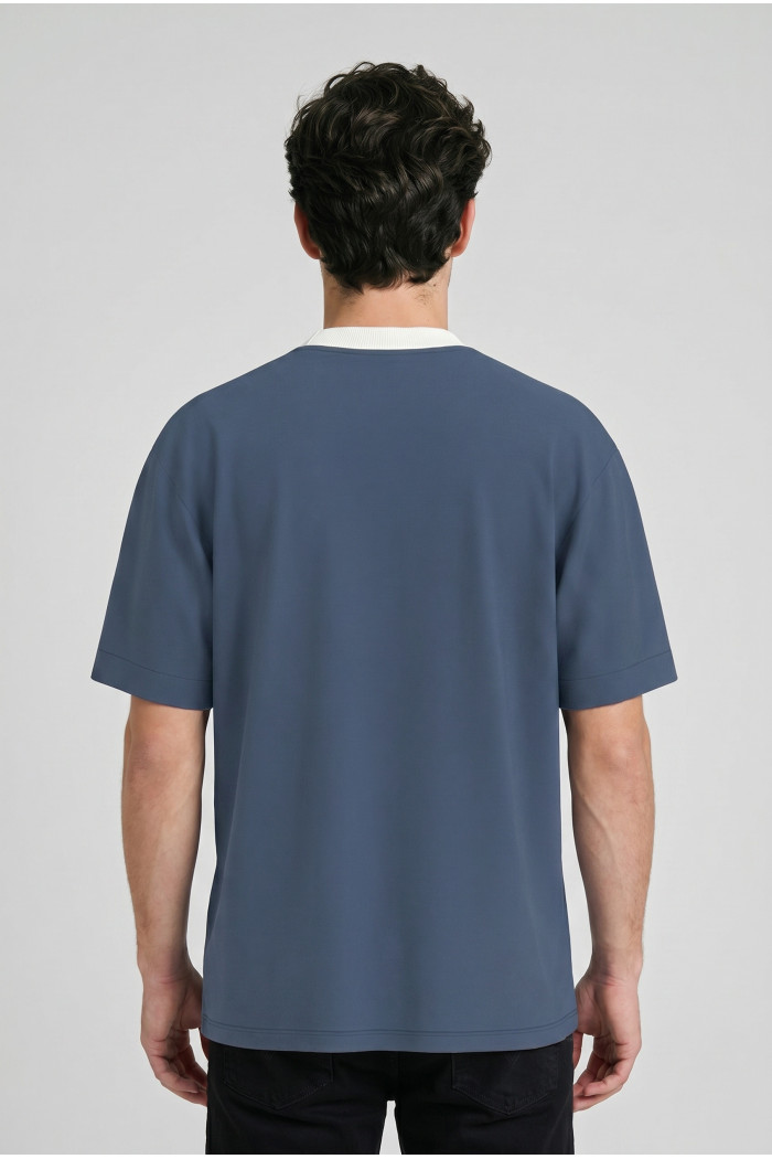 Camiseta azul college de Fan Edition con cuello redondo