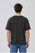 Camiseta college de Fan Edition negra con cuello redondo