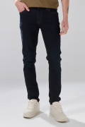 Jean azul intenso infaltables skinny con tiro bajo
