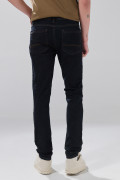 Jean azul intenso infaltables skinny con tiro bajo
