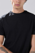 Camiseta en algodón infaltables manga corta unicolor
