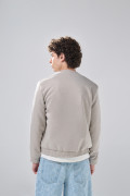 Chaqueta bomber cazadora kaki con bolsillos