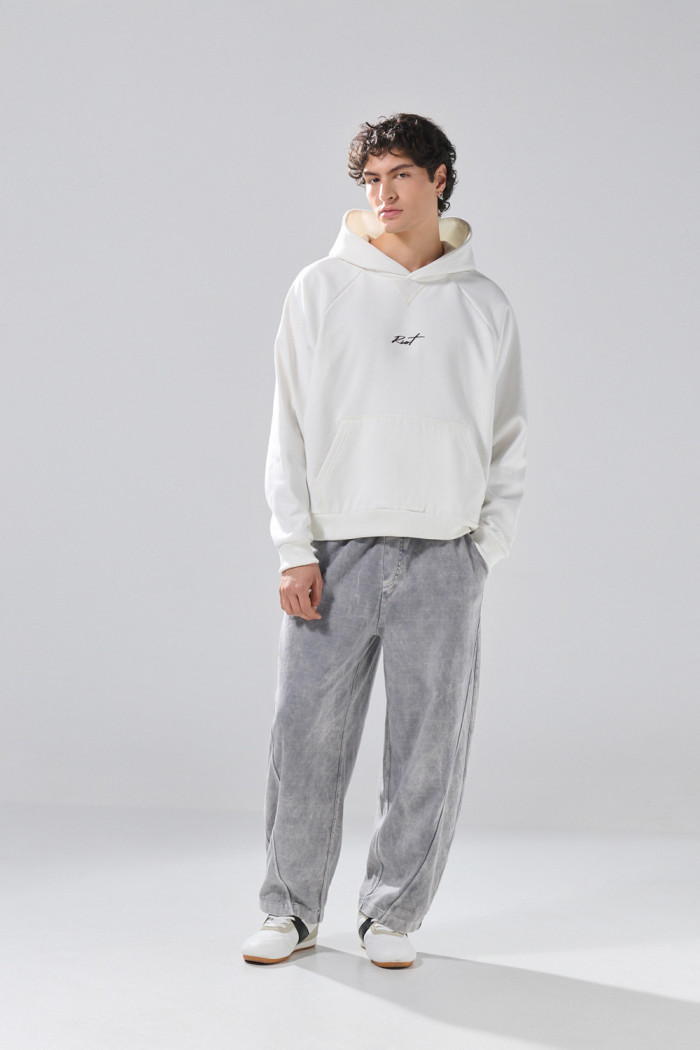 Pantalón bota recta jogger unicolor de Boho Club
