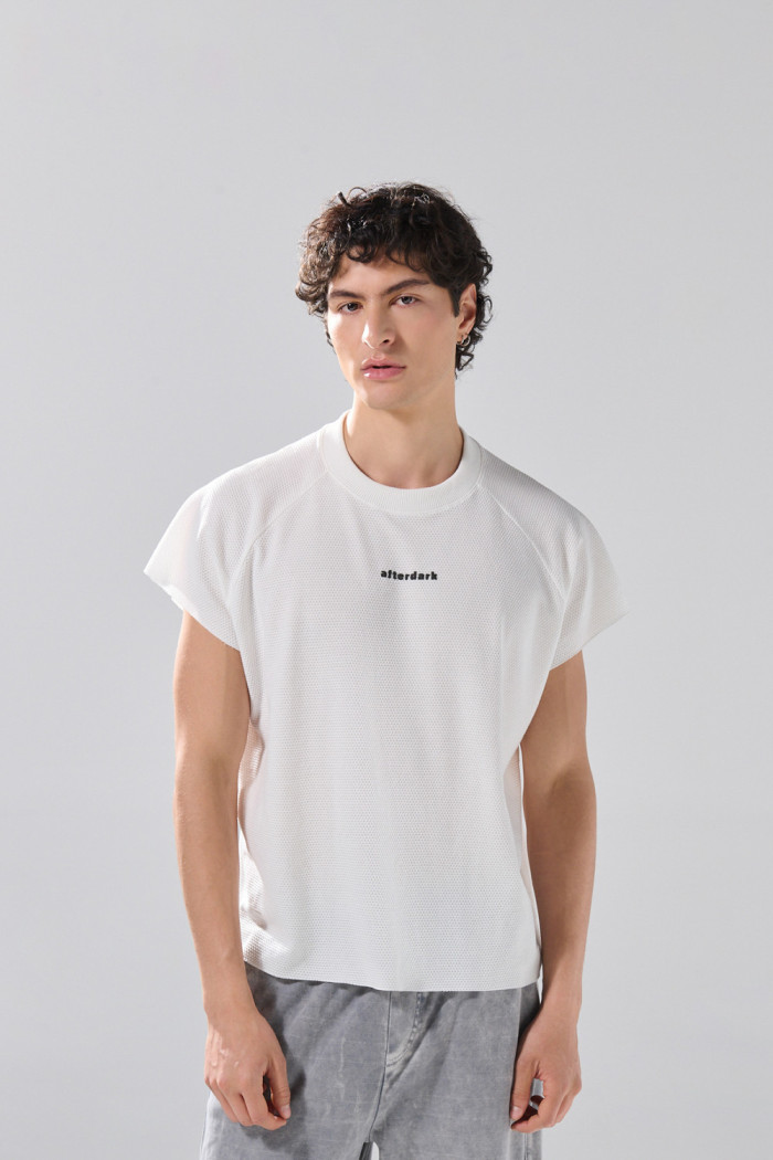 Camiseta manga ranglan sisa crema oversize de Boho Club
