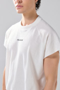 Camiseta manga ranglan sisa crema oversize de Boho Club

