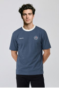 Camiseta azul college de Fan Edition con cuello redondo
