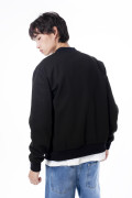 Chaqueta unicolor bomber cazadora con corte delantero
