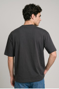 Camiseta negra manga corta oversize de Iron Maiden
