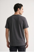 Camiseta en algodón unicolor manga corta infaltables
