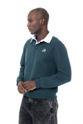 Camiseta polo manga larga unicolor college de Boho Club
