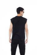Camiseta de Nightmare Before Christmas negra oversize
