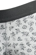 Bóxer gris brief-medio en algodón con estampados de Donald