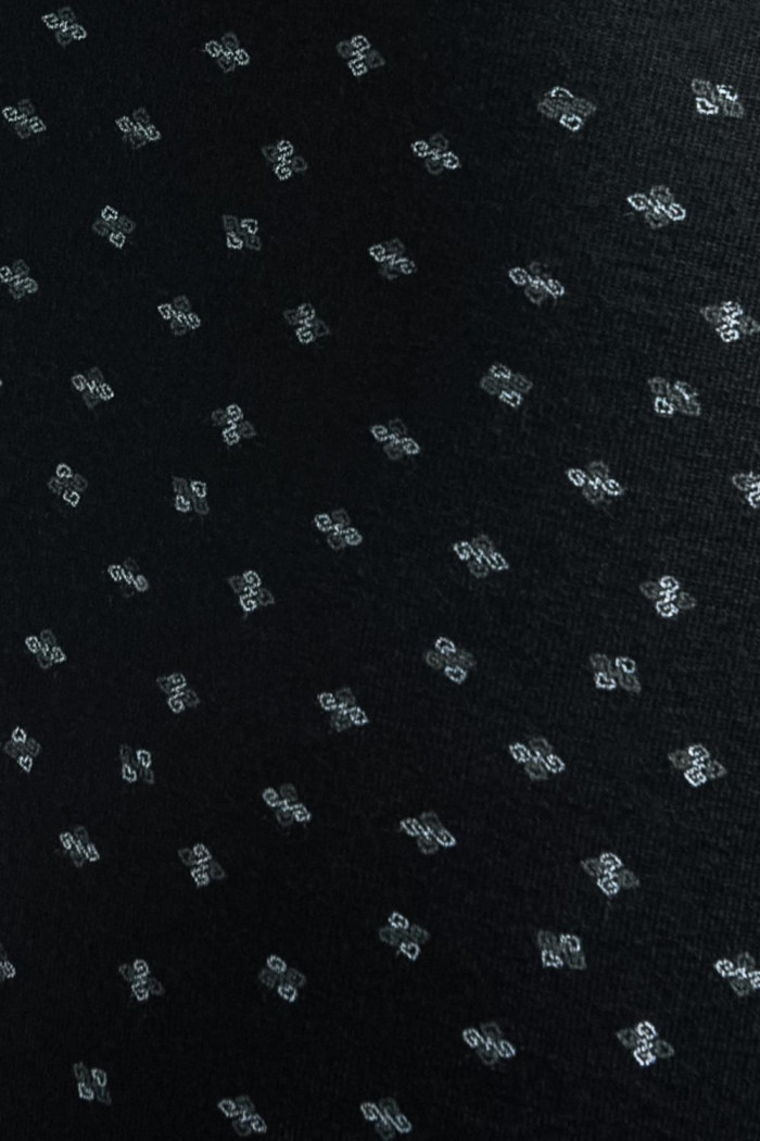 Bóxer trunk-corto negro con diseños de mini print
