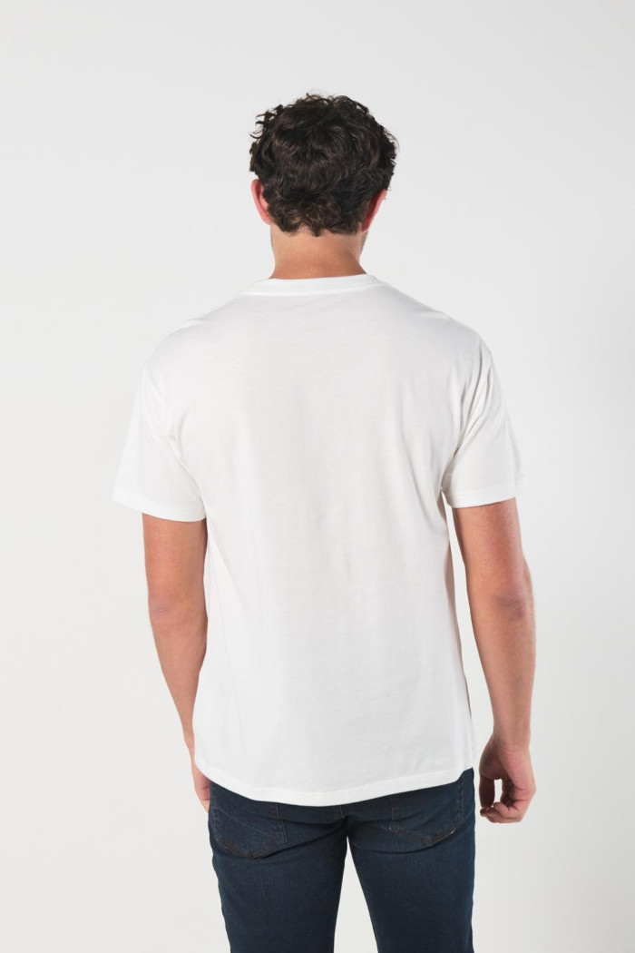Camiseta de Yale University crema con manga corta