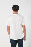 Camiseta de Yale University crema con manga corta