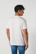 Camiseta de Félix el Gato crema con manga corta y bolsillo
