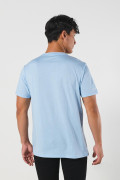 Camiseta azul clara de Hora de Aventura con manga corta