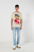 Camiseta kaki clara de Hot Stuff con manga corta
