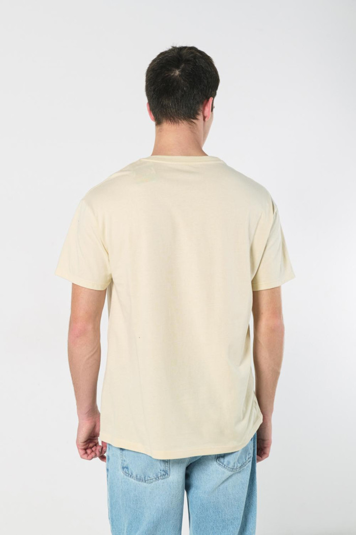Camiseta kaki cuello redondo con estampado de Scooby-Doo