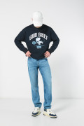 Jean tiro bajo 90´S azul claro con bota recta y bolsillos