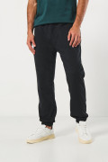 Pantalón jogger unicolor con bota recta y vena en frente