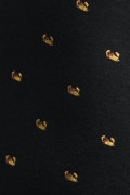 Bóxer negro brief-medio con diseños estampados
