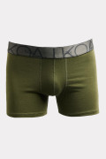 Bóxer brief-medio verde oscuro con costuras planas