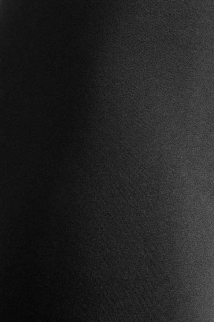 Bóxer en algodón negro midway brief-largo con elástico