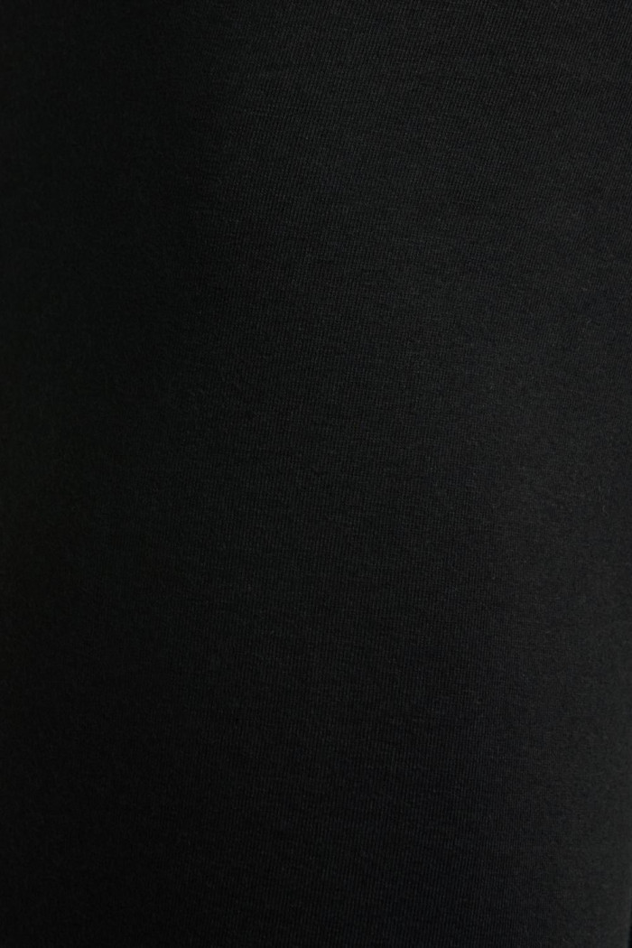 Bóxer brief-medio negro tiro medio en algodón