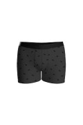 Bóxer gris brief-medio con diseños de caballos