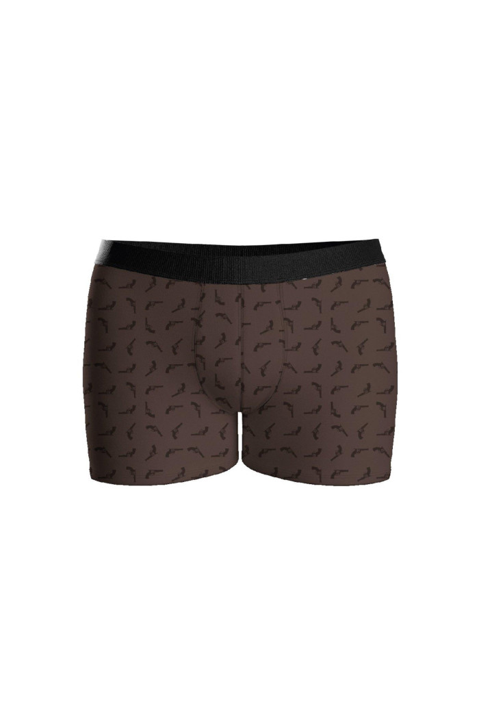 Bóxer café brief-medio con diseños vaqueros y tiro medio