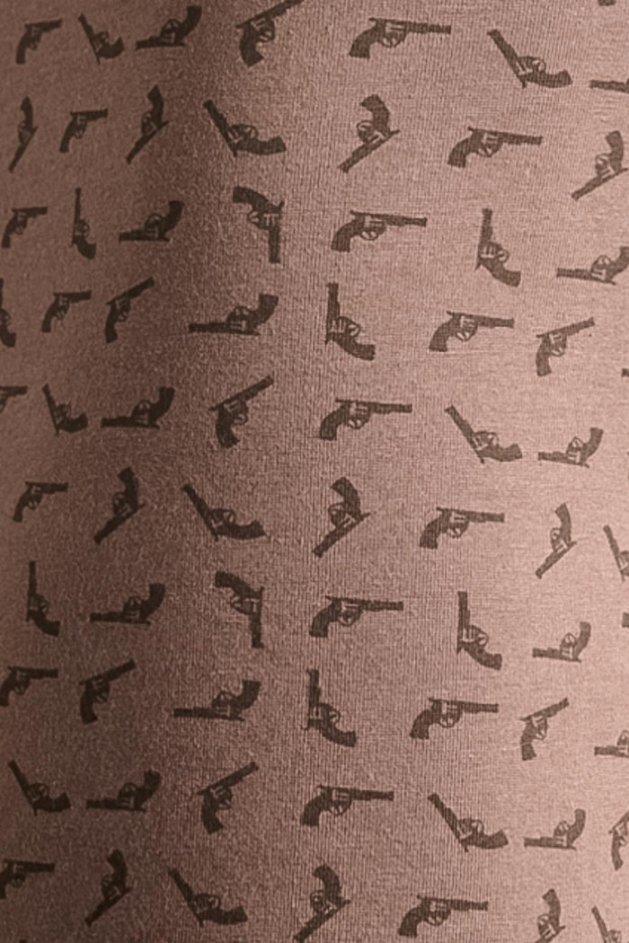 Bóxer café brief-medio con diseños vaqueros y tiro medio